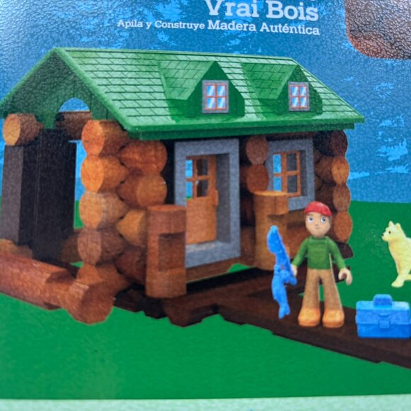 NEW Lincoln Logs Fishing Creek Cabin Building Set - 49 Pieces - Picture 11 of 14